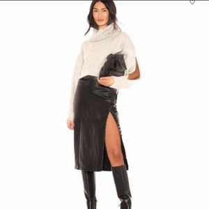 KENDALL + KYLIE Beige Juniors Mossy Cowl Sweater S